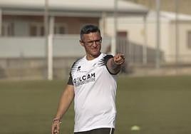 Dani Ponz, en un entrenamiento.