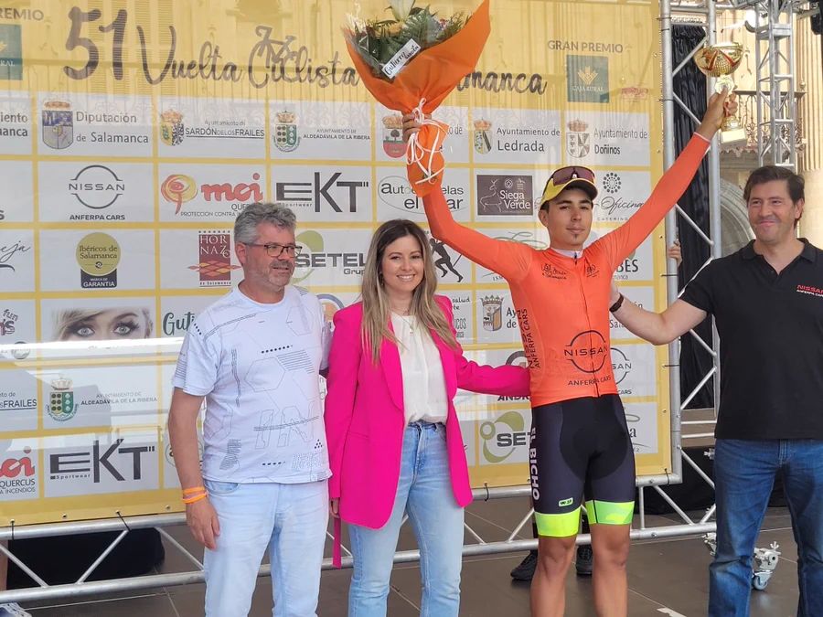 Cadena revalida su título en la Vuelta Ciclista a Salamanca