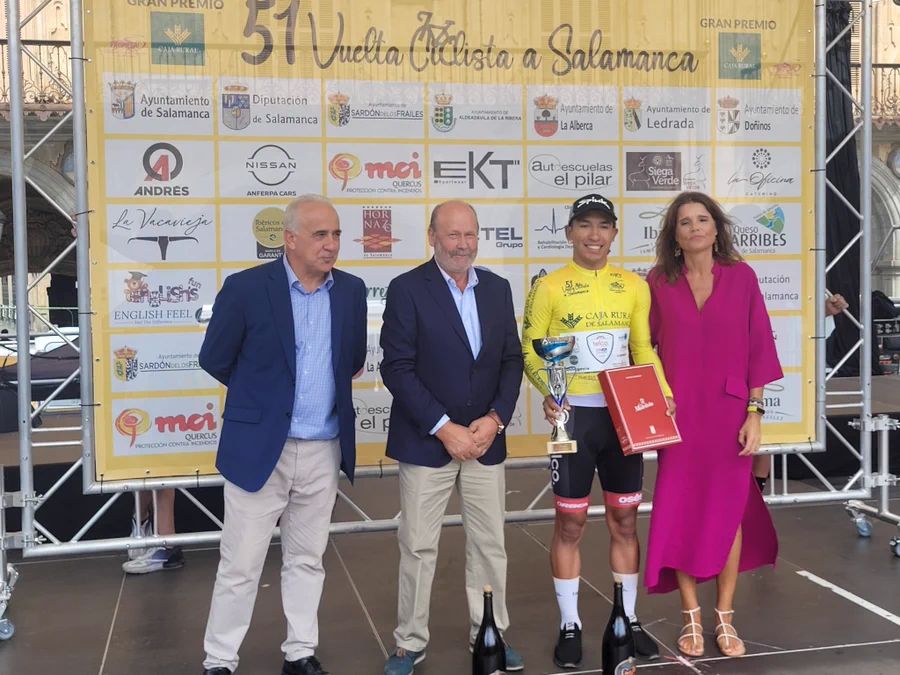 Cadena revalida su título en la Vuelta Ciclista a Salamanca