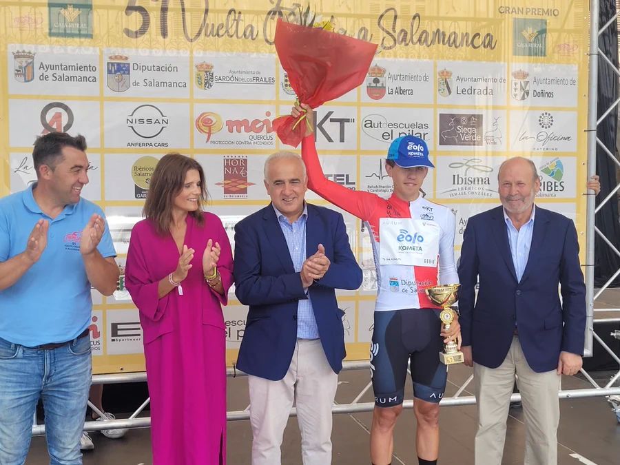 Cadena revalida su título en la Vuelta Ciclista a Salamanca