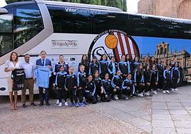 Puesta de largo del nuevo club femenino de fútbol de Salamanca
