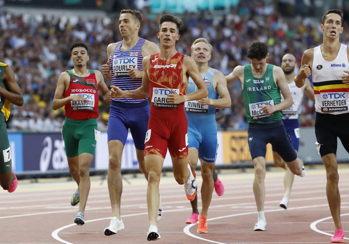 Mario García Romo, en el reciente Mundial de Budapest.