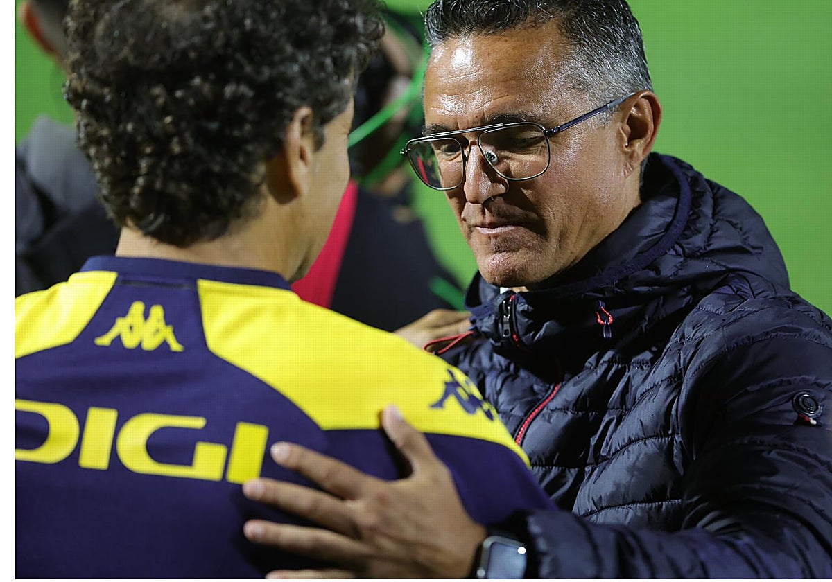 Dani Ponz, en el estadio Reina Sofía