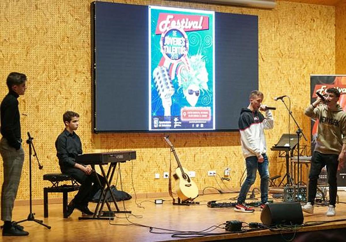 Jóvenes músicos de Salamanca, en una edición anterior del Festival Jóvenes Talentos.
