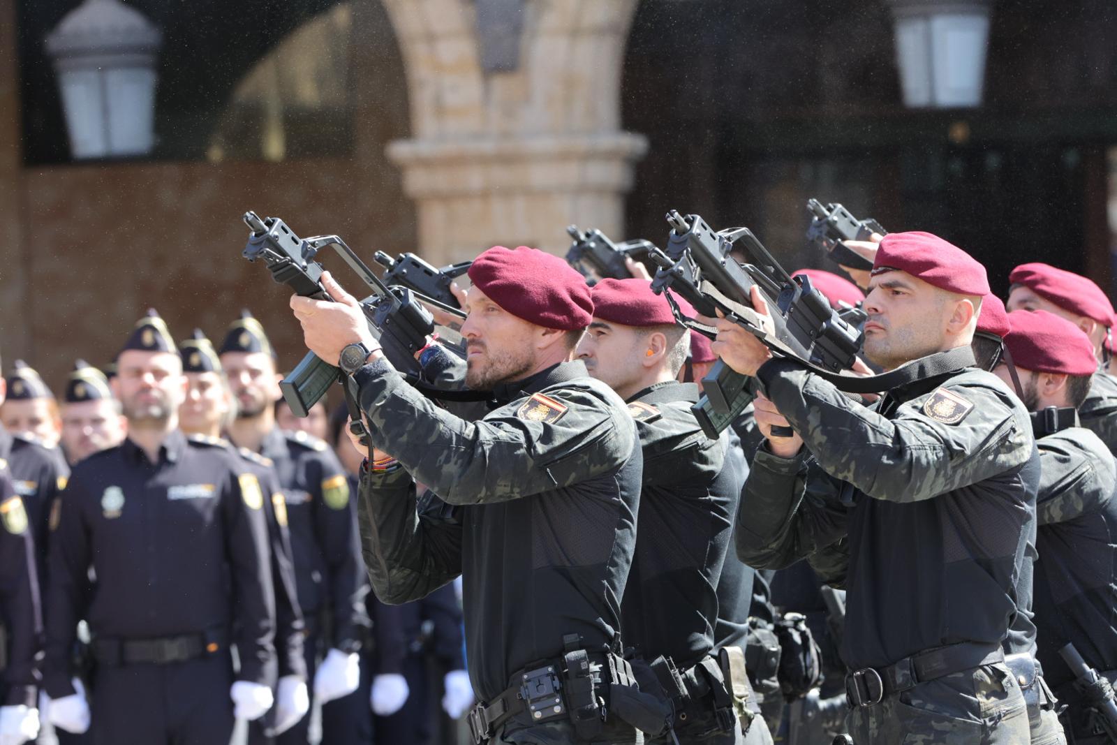 Marlaska, en el acto central de celebración del Día de la Policía en Salamanca