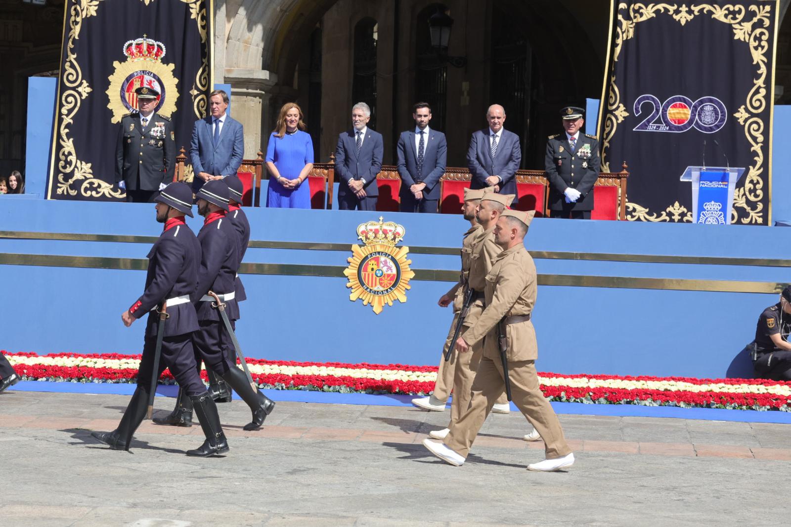 Marlaska, en el acto central de celebración del Día de la Policía en Salamanca