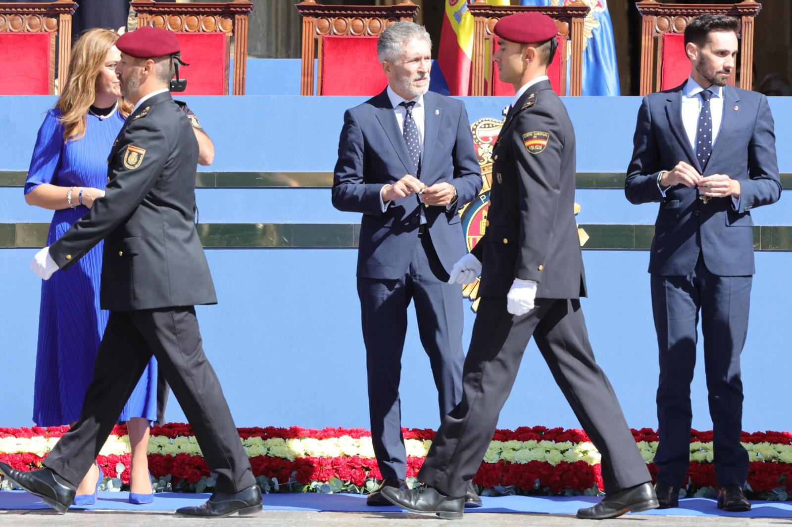 Marlaska, en el acto central de celebración del Día de la Policía en Salamanca