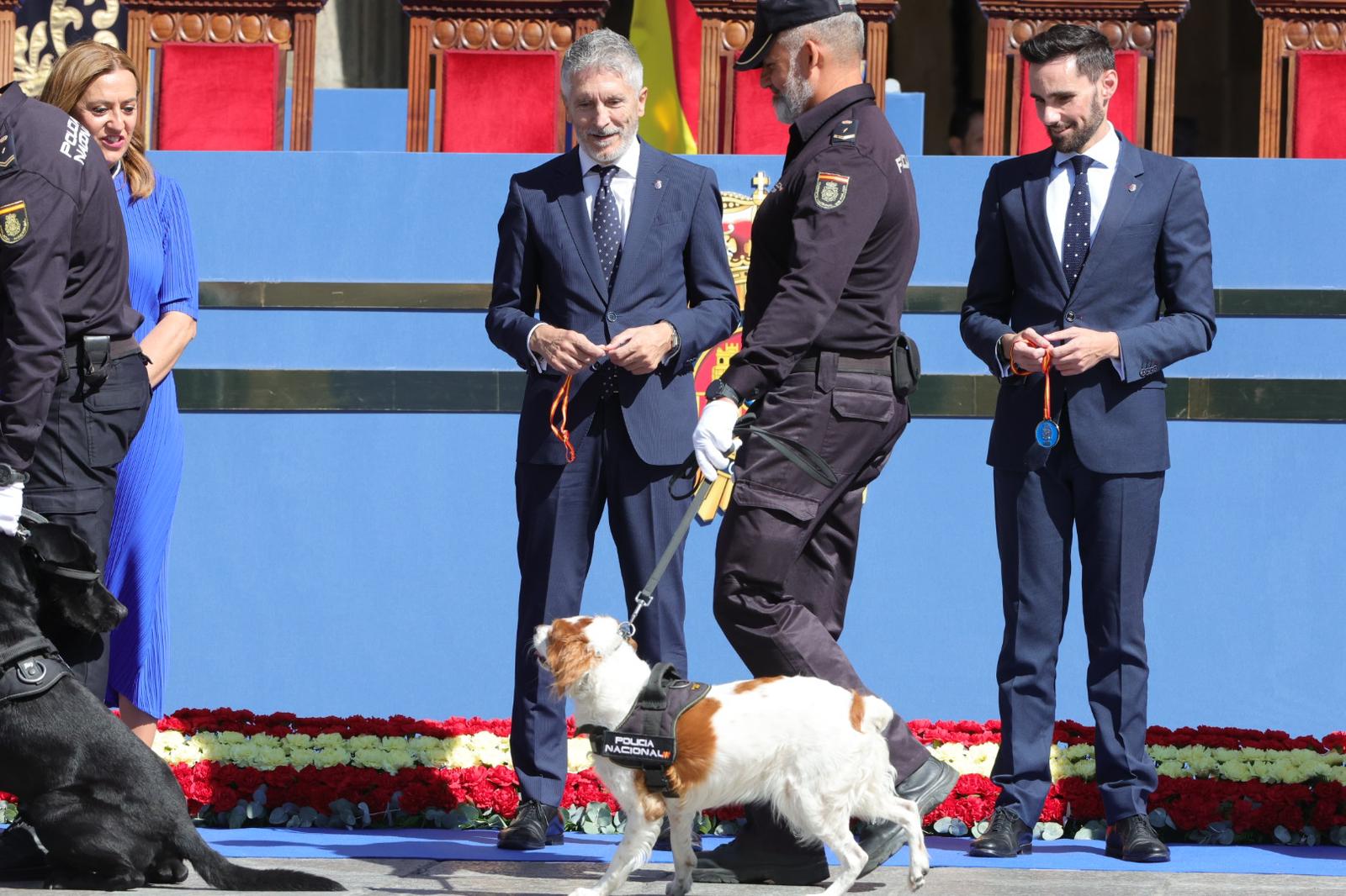 Marlaska, en el acto central de celebración del Día de la Policía en Salamanca