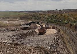 Obras en el Puerto seco de Salamanca.