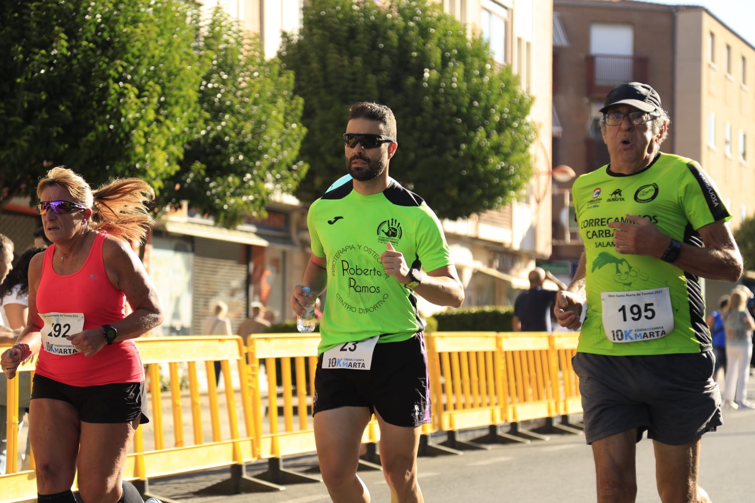Adrián Moro y Verónica Sánchez, los más rápidos en la carrera de Santa Marta