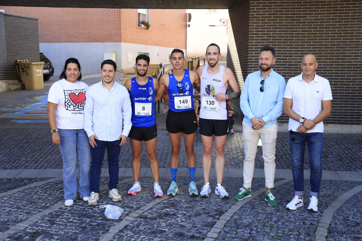 Adrián Moro y Verónica Sánchez, los más rápidos en la carrera de Santa Marta