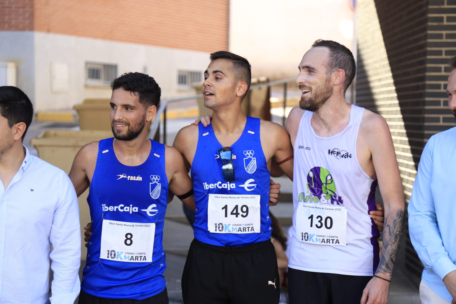 Adrián Moro y Verónica Sánchez, los más rápidos en la carrera de Santa Marta