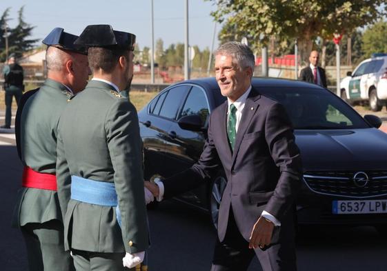 Grande-Marlaska valora lo sucedido en Murcia en la inauguración del cuartel de Santa Marta