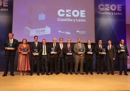 Foto de todos los premiados CEOE Castilla y León