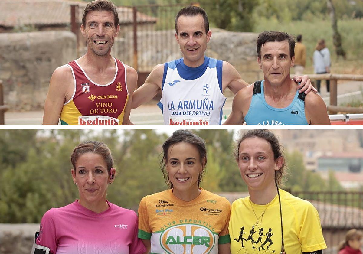 Ganadores y ganadoras de la prueba.