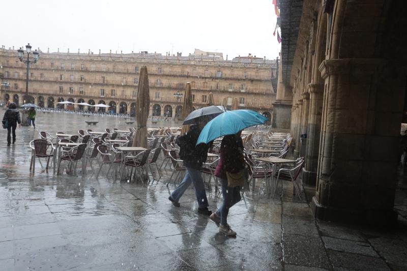 Imagen secundaria 2 - Una tromba riega Salamanca como ningún otro día en su año más seco