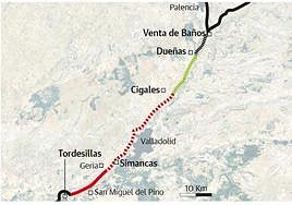 Luz verde al tercer carril de la autovía A-62 entre Salamanca y Valladolid
