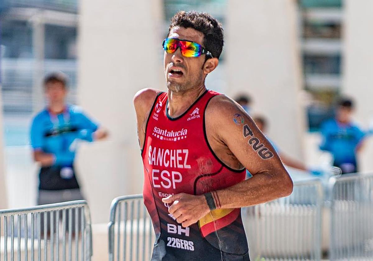 Palomero, en la Copa del Mundo de Málaga.