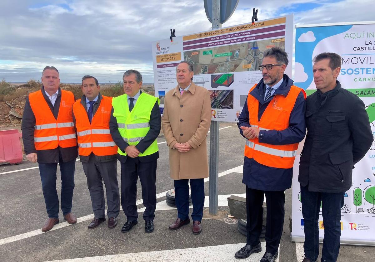 Un nuevo carril bici y peatonal mejorará la conexión entre Villamayor y Salamanca