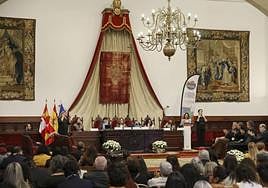 Imagen del Paraninfo de la USAL, durante el congreso.