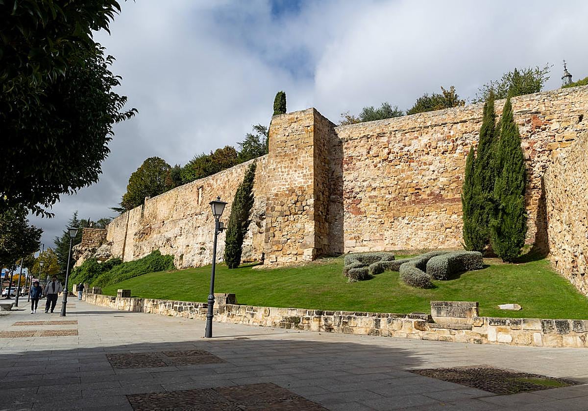 Parte de la muralla de Salamanca.