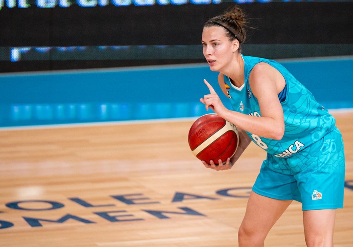 Antonia Delaere, este martes en el partido ante Landes