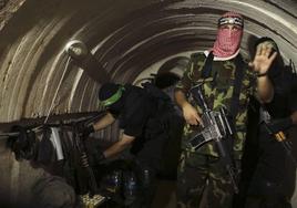 Dentro del 'metro de Gaza', los túneles donde la yihad espera al Ejército israelí