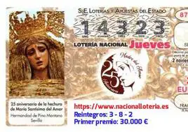 El primer premio de la Lotería Nacional deja un pellizco en Béjar