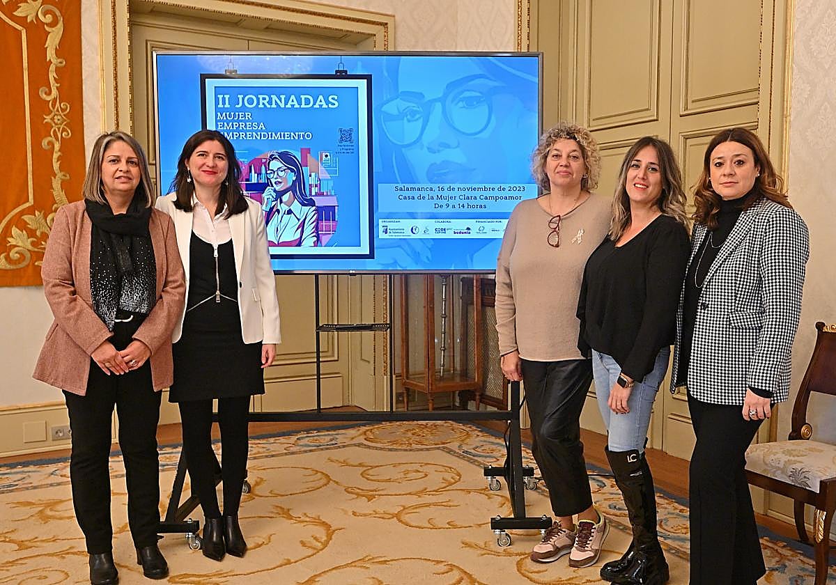 Presentación de la II Jornada 'Mujer, empresa, emprendimiento'.