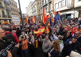 Los salmantinos se manifiestan contra la amnistía