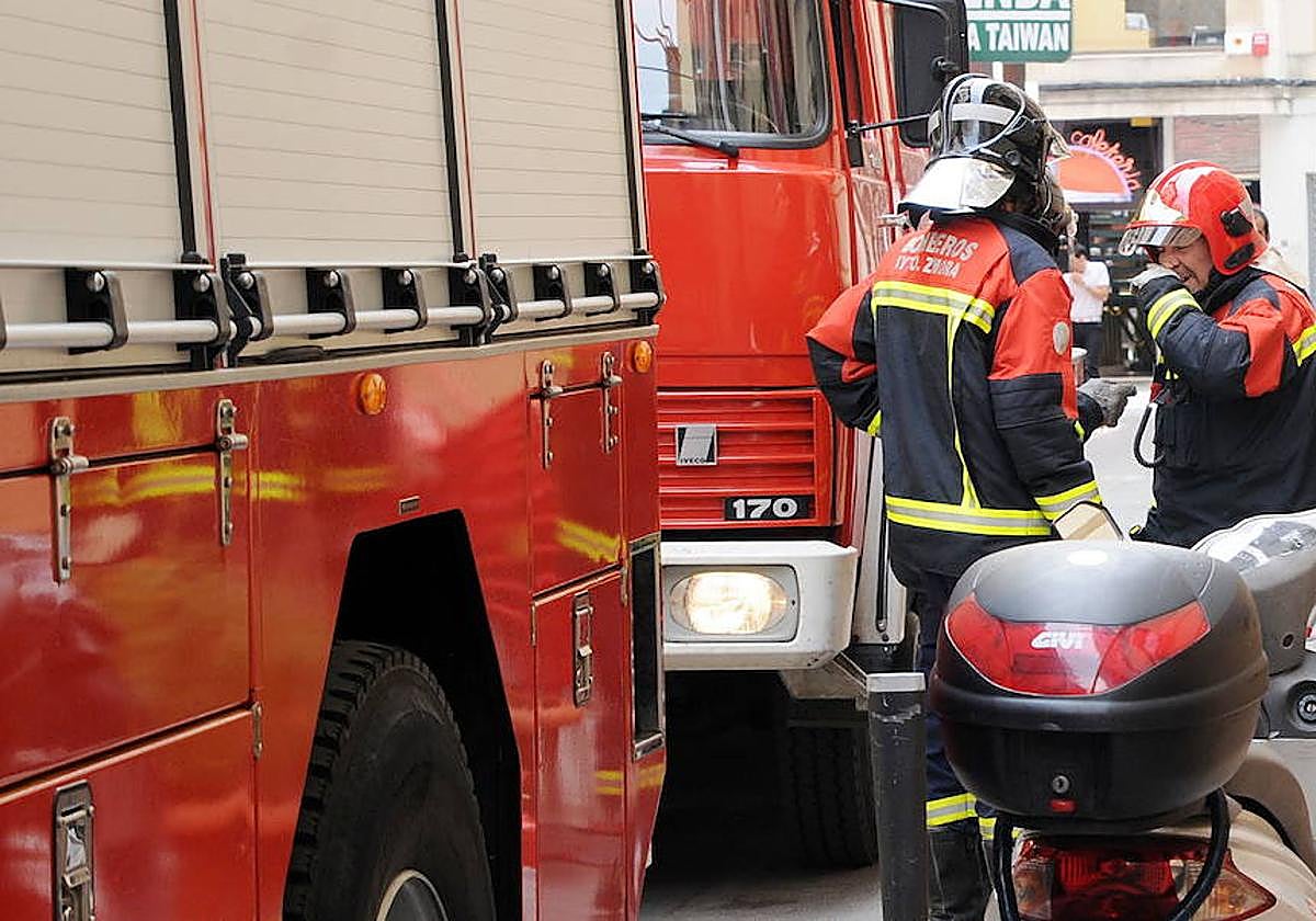 Bomberos de Zamora en una intervención anterior
