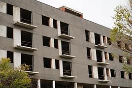 Imagen de archivo de unas viviendas en construcción en Salamanca.