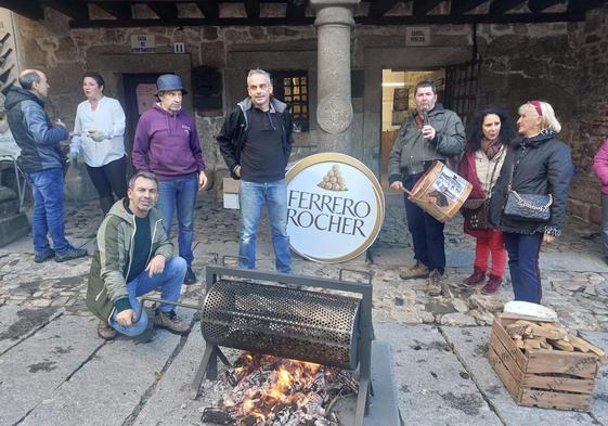 Promoción de la campaña de Ferrero Rocher en La Alberca.