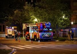 Intervención de los bomberos en la ciudad de Salamanca.