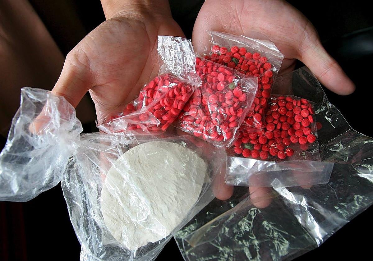 Incautación de droga en una imagen de archivo.