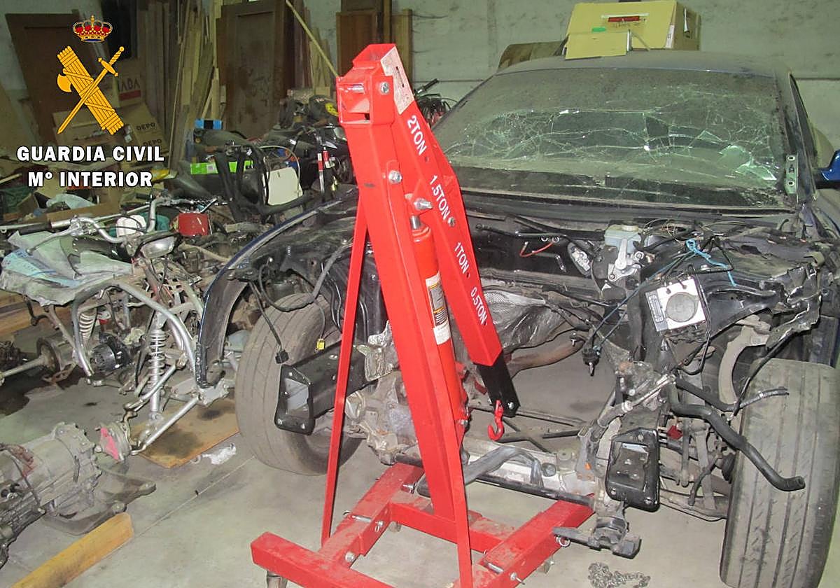 Imagen del taller clandestino.