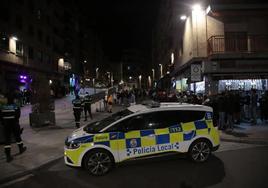 Actuación de la Policía Local en la zona de Correhuela y Plaza de la Reina.
