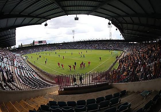 Vista interior del estadio Helmántico.