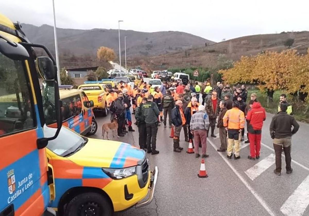 Imagen del operativo que se esta llevando a cabo este viernes