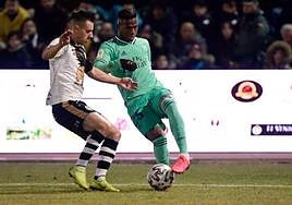 Vinicius, con el Real Madrid, enfrentándose a Unionistas en la Copa del Rey en el año 2020.