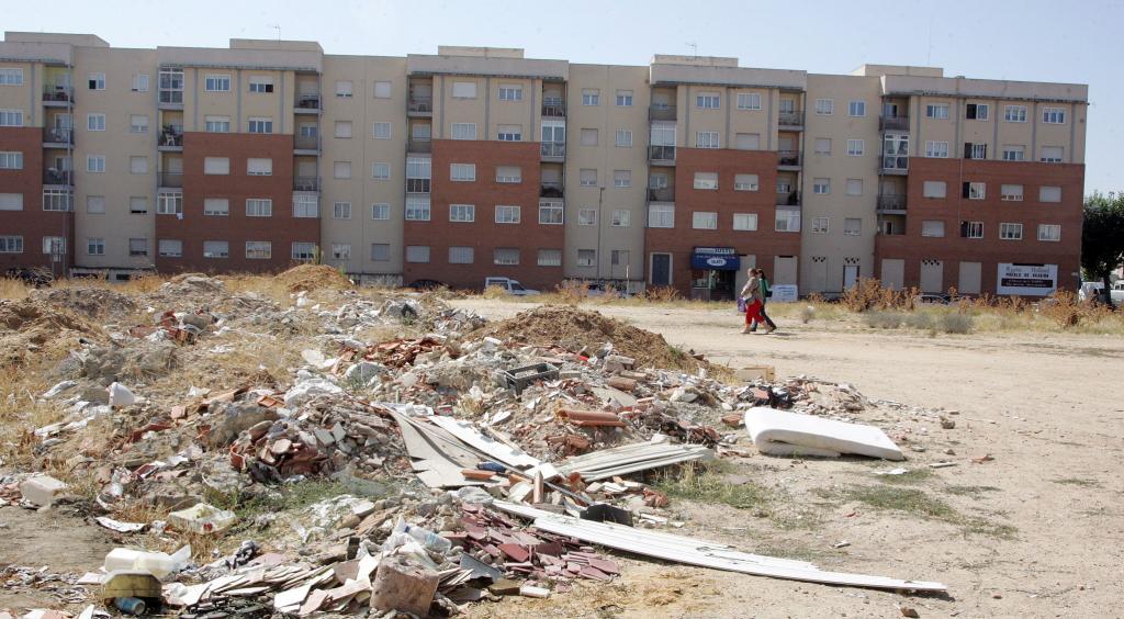 Imagen de archivo, escombrera en Zamora.