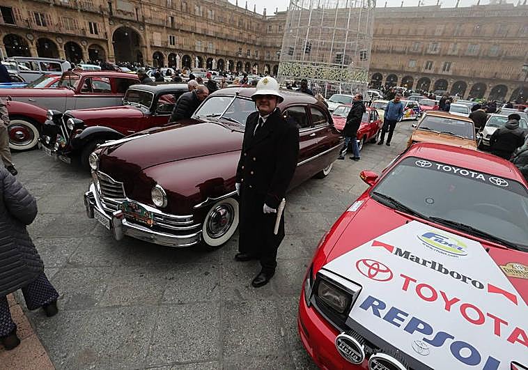 El Guardi Urbano en la Plaza Mayor de Salamanca.