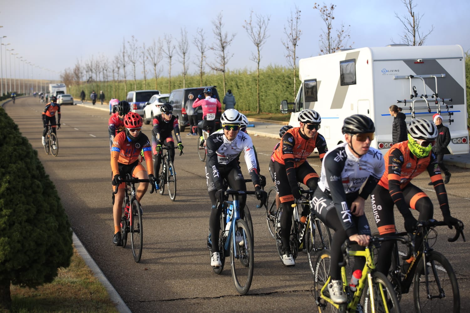 El ciclismo luce en Salamanca con la Carrera del Pavo