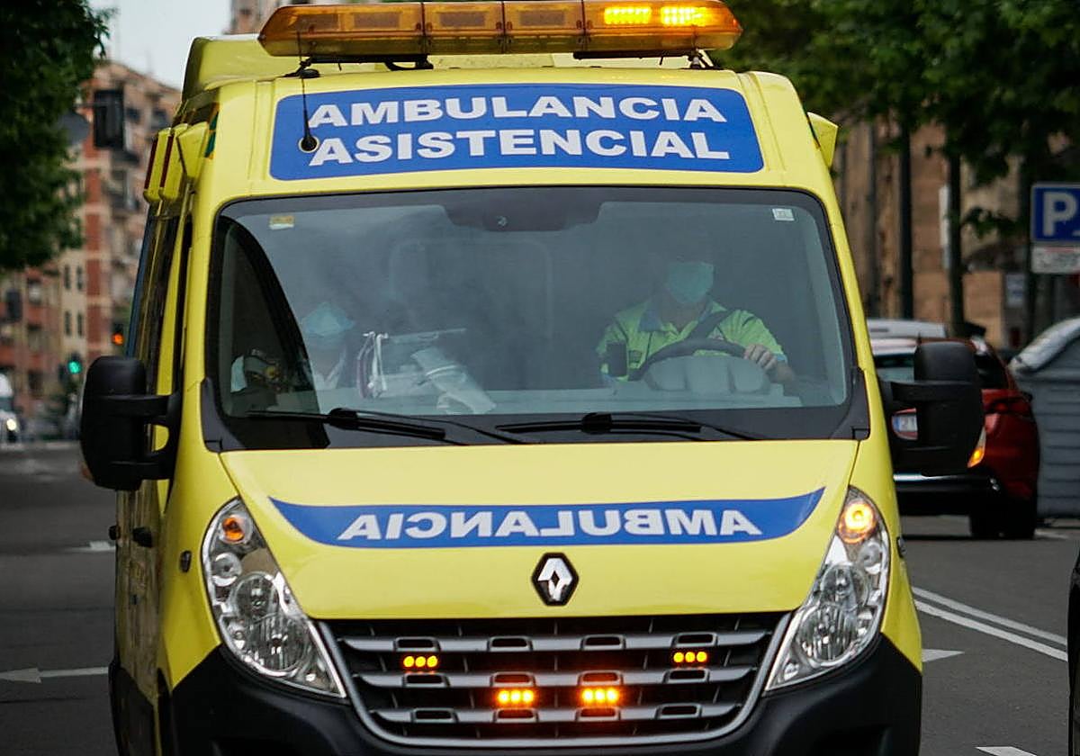 Salamanca. Imagen de archivo ambulancias