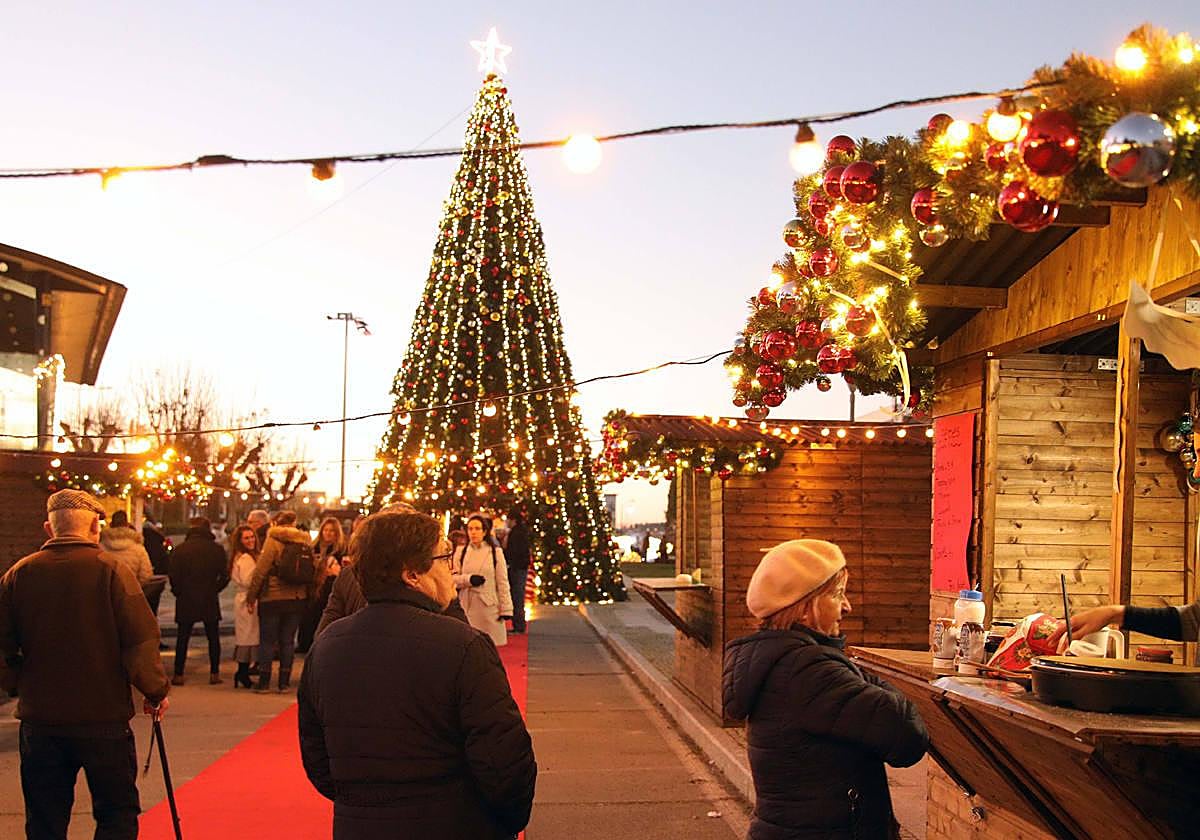 Imágenes del Mercado de Navidad.