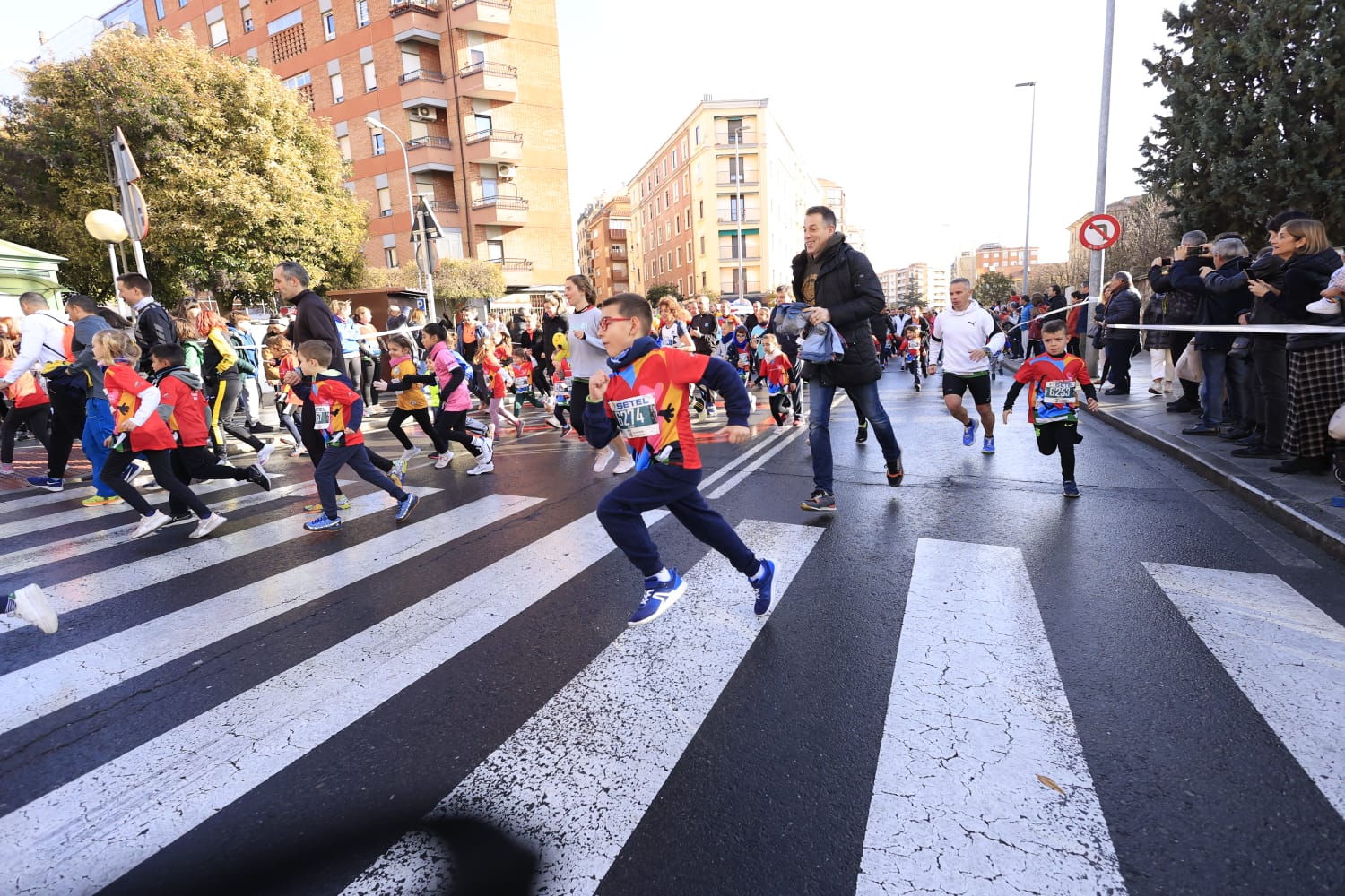 Fotos de la categoría sub-10 de la San Silvestre Salmantina