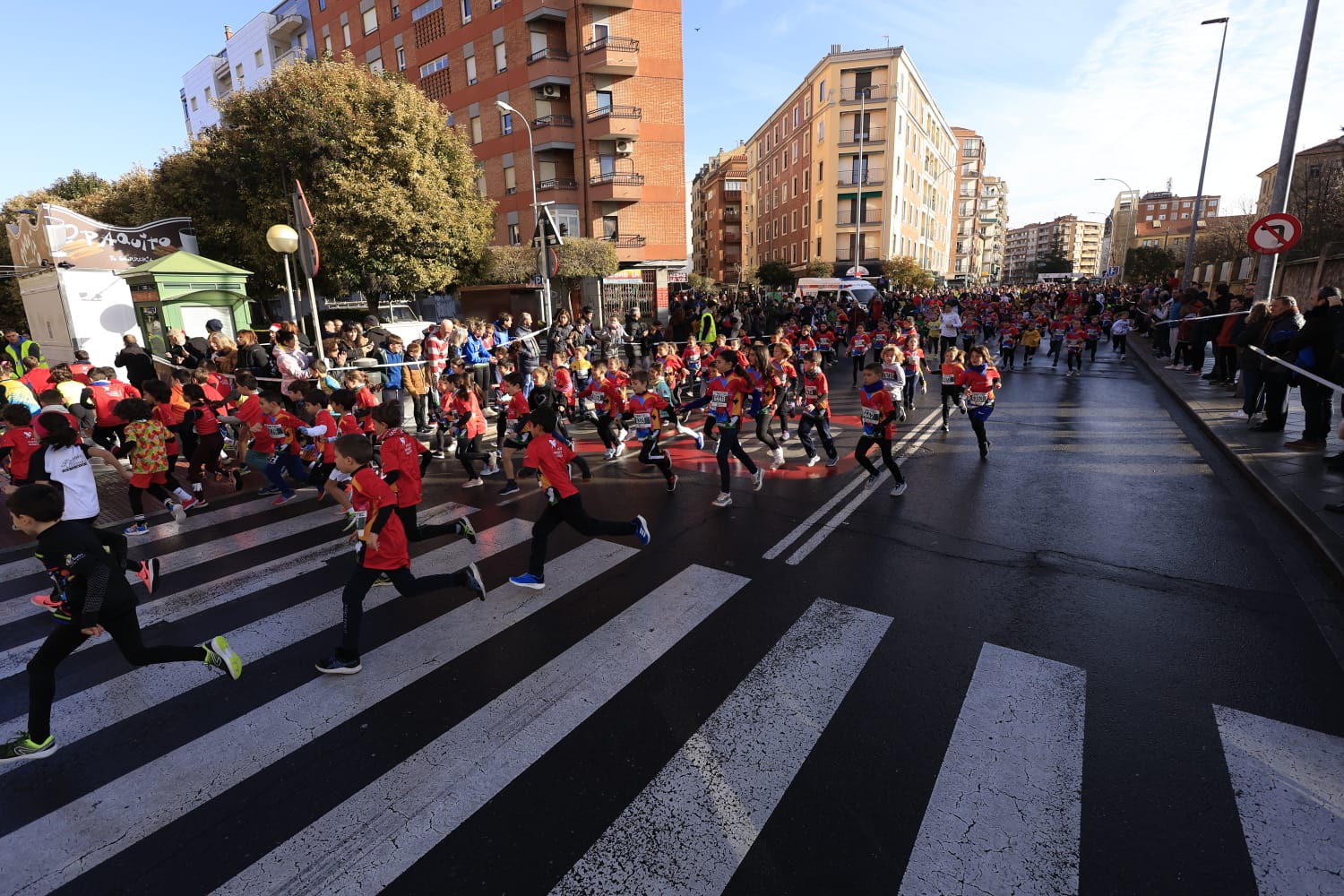 Fotos de la categoría sub-10 de la San Silvestre Salmantina