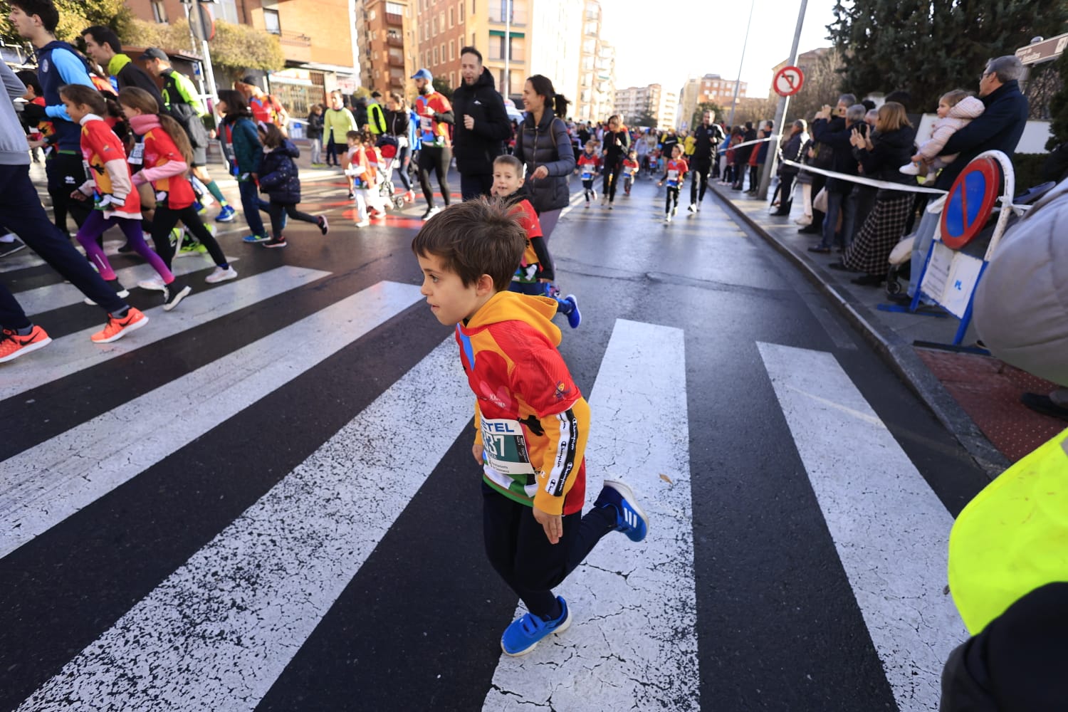 Fotos de la categoría sub-10 de la San Silvestre Salmantina