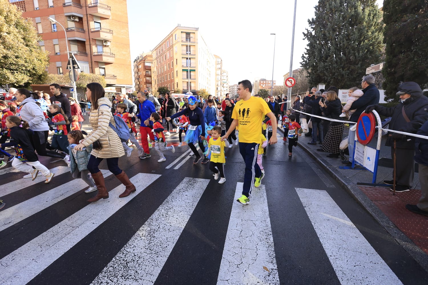 Fotos de la categoría sub-10 de la San Silvestre Salmantina