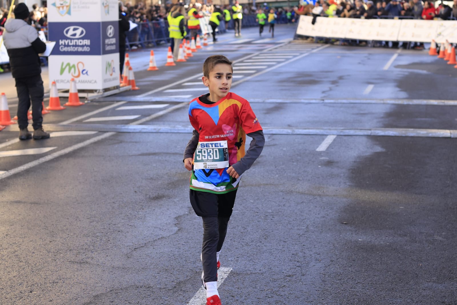 Fotos de la categoría sub-10 de la San Silvestre Salmantina